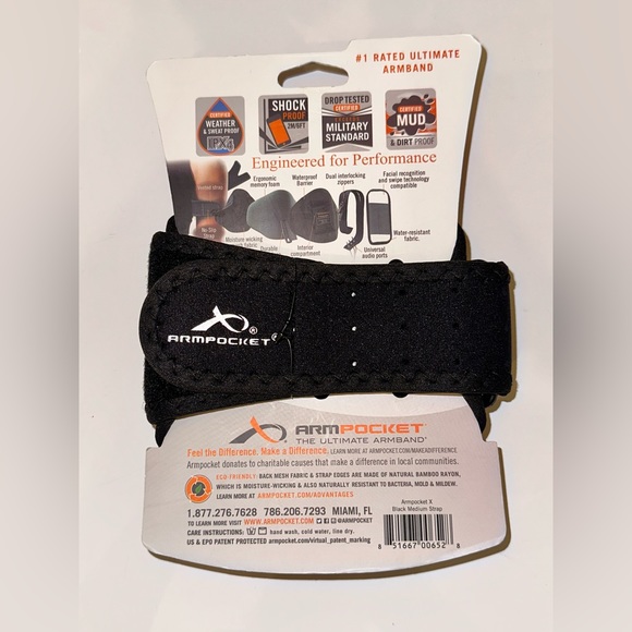 Armpocket X The Ultimate Arm Band Cellphone Holder for Workouts NEW - Picture 2 of 5